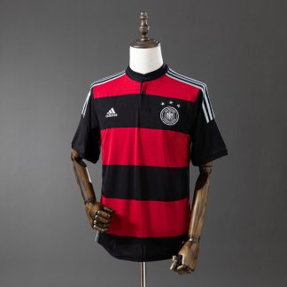 Tyskland VM 2014 Bortatröja Retro Herr Fotbollströja