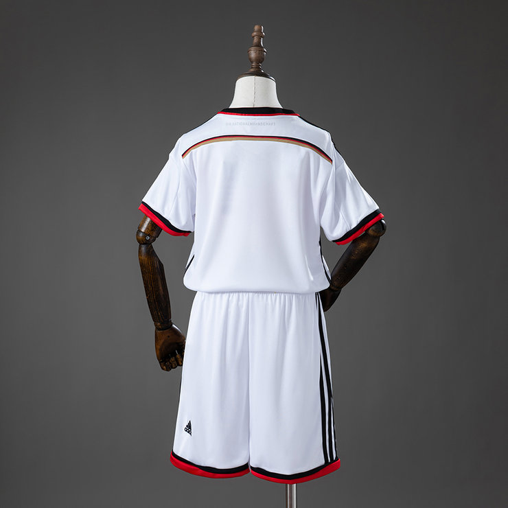 Tyskland VM 2014 Hemmatröja Retro Barn Fotbollsställ