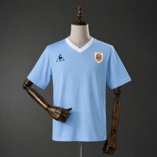 Uruguay 1986 Hemmatröja Retro Herr Fotbollströja