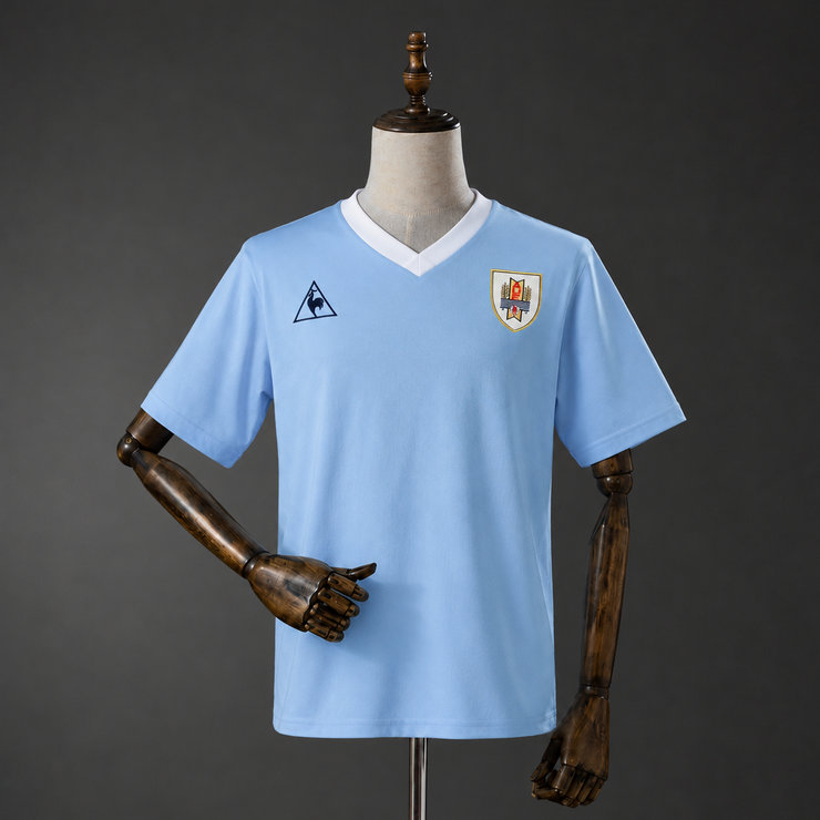 Uruguay 1986 Hemmatröja Retro Herr Fotbollströja