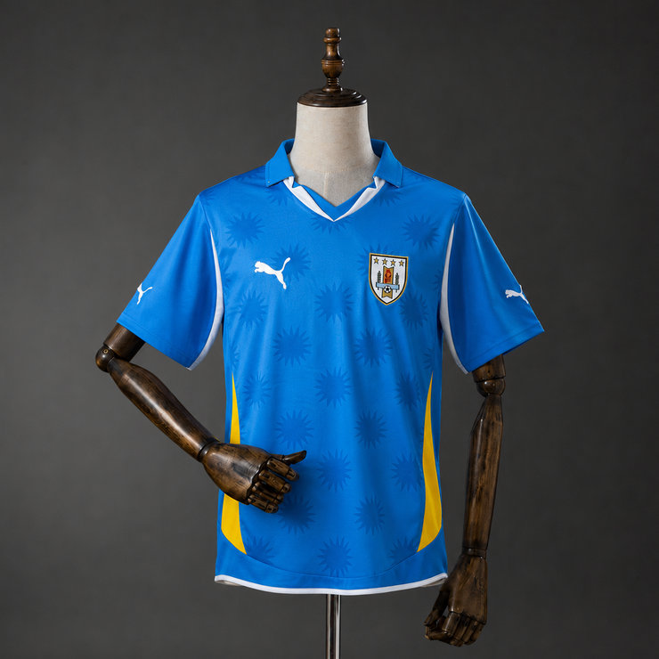 Uruguay 2010 Hemmatröja Retro Herr Fotbollströja