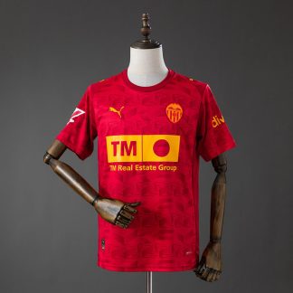 Valencia 2025/26 Bortatröja Herr Fotbollströja