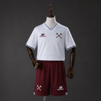 West Ham United 2026/27 Bortaställ Barn Fotbollströja med Shorts
