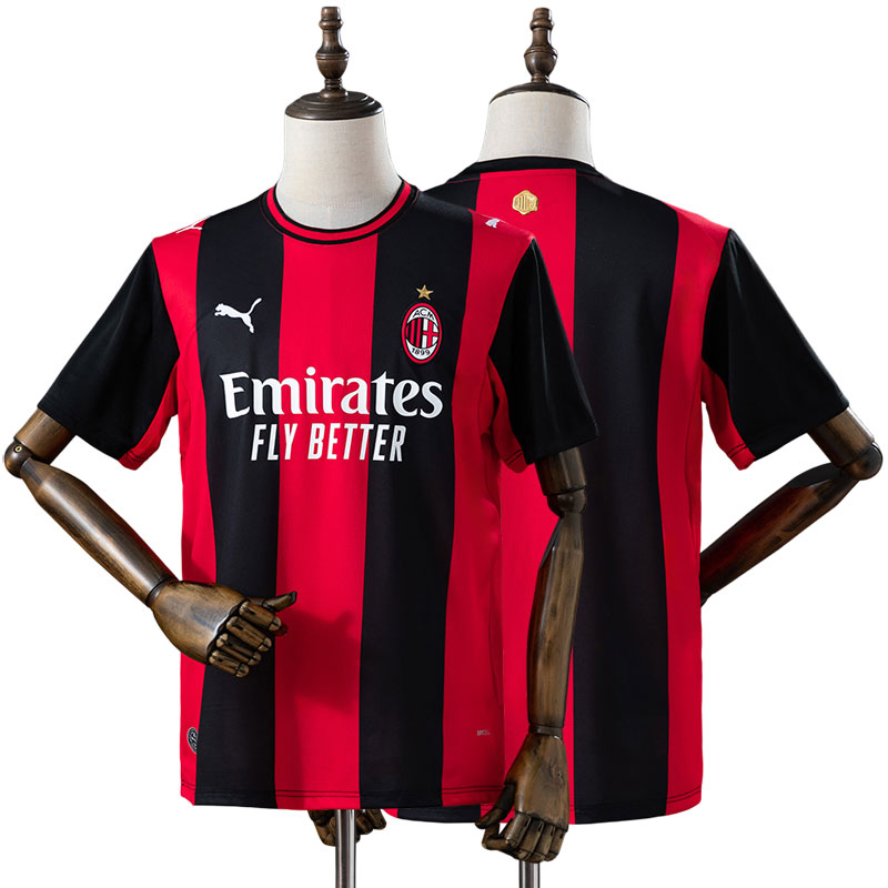 AC Milan 2026/27 Hemmatröja Herr Röd Svart Fotbollströja