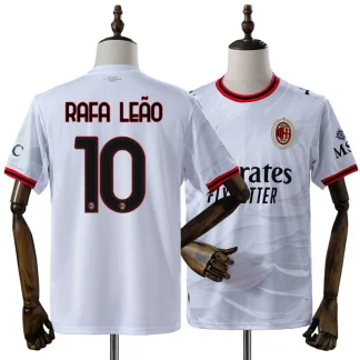 AC Milan 2026/27 Rafael Leão 10 Bortatröja Herr Vit Fotbollströja