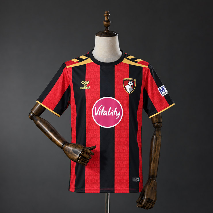 AFC Bournemouth 2026/27 Hemmatröja Herr Röd och Svart Fotbollströja