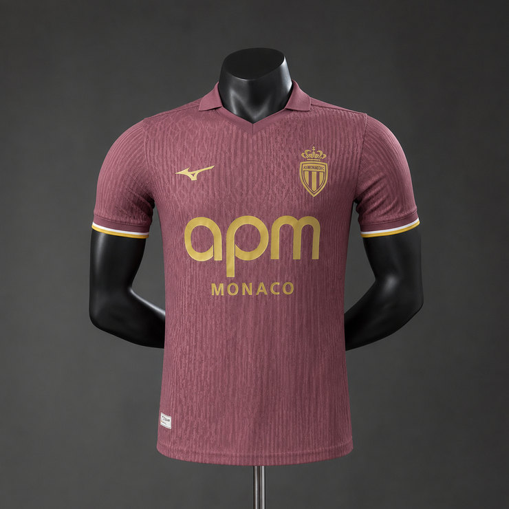 AS Monaco 2026/27 Bortatröja Spelarversion Herr Fotbollströja
