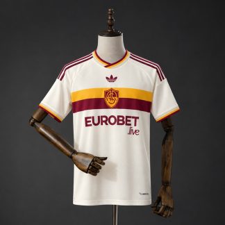 AS Roma 2026/27 Bortatröja Herr Krämvit Fotbollströja