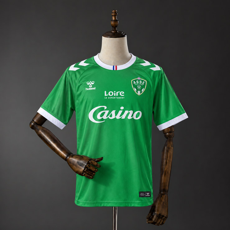 AS Saint-Étienne 2026/27 Hemmatröja Herr Grön och Vit Fotbollströja