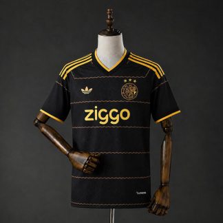 Ajax 2026/27 Bortatröja Herr Svart Kortärmad Fotbollströja
