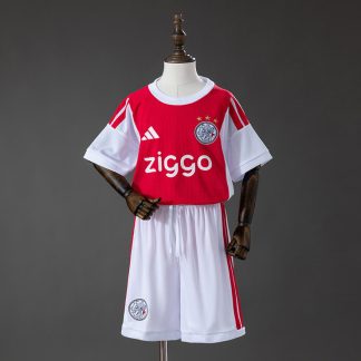 Ajax 2026/27 Hemmatröja Barn Fotbollsställ med Shorts