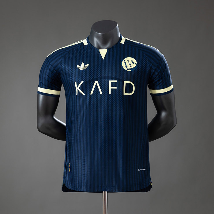 Al-Nassr 2026/27 Bortatröja Spelarversion Herr Mörkblå Fotbollströja