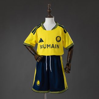 Al-Nassr 2026/27 Hemmatröja Barn Fotbollsställ med Shorts