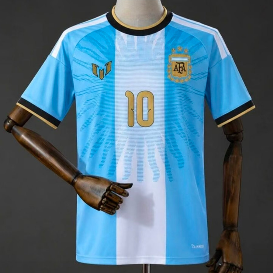 Argentina 2026 Lionel Messi Avskedströja Herr Specialutgåva med Messi 10-tryck