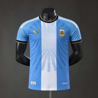 Argentina 2026 Messi Avskedströja Herr Specialutgåva Spelarversion Fotbollströja