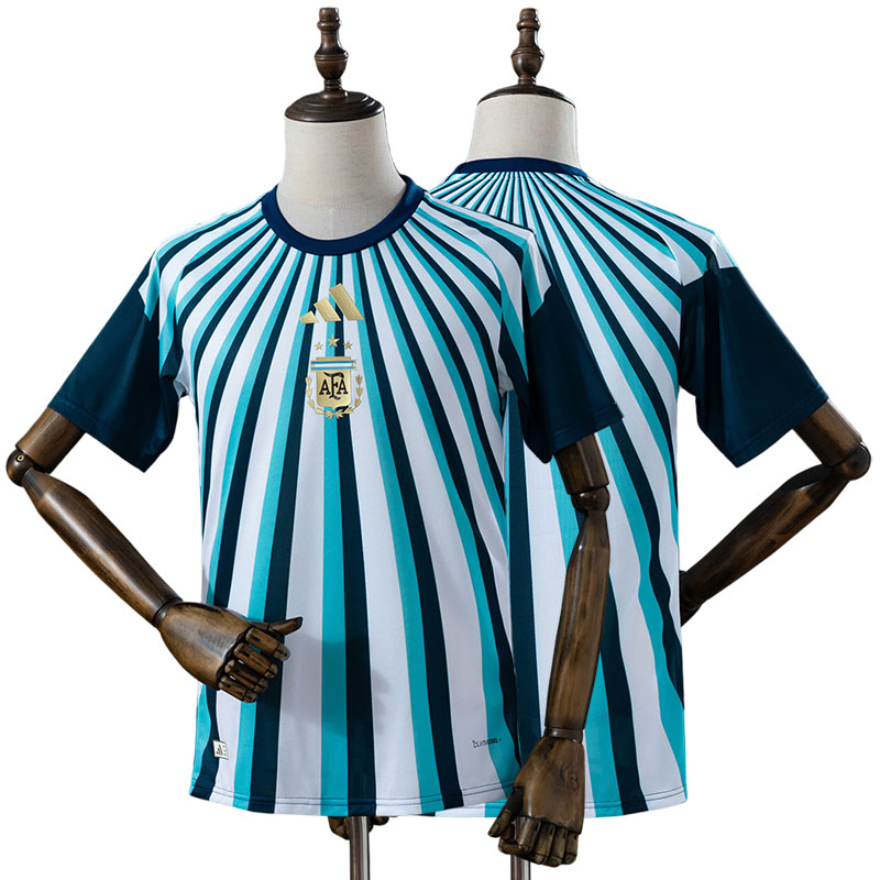 Argentina VM 2026 Uppvärmningströja Herr Kortärmad Fotbollströja