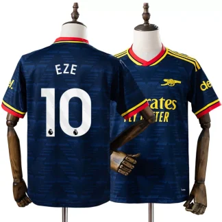 Arsenal 2026/27 Bortatröja Eberechi Eze 10 Herr Mörkblå Fotbollströja