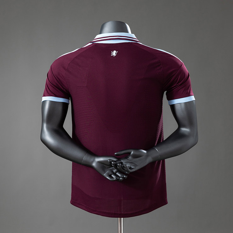 Aston Villa 2026/27 Hemmatröja Spelarversion Herr Vinröd Fotbollströja