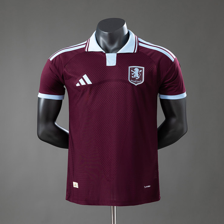 Aston Villa 2026/27 Hemmatröja Spelarversion Herr Vinröd Fotbollströja