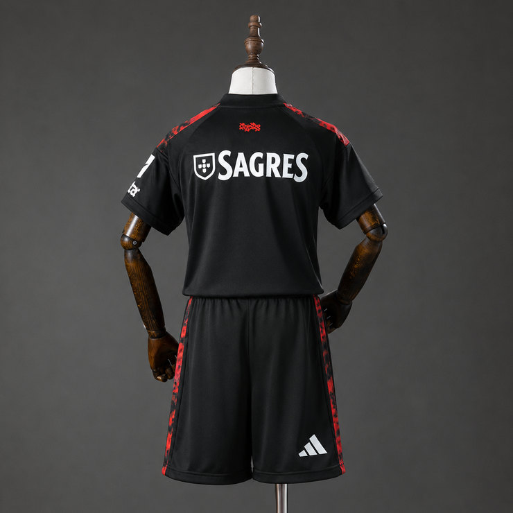 Benfica 2026/27 Tredjeställ Barn med Shorts
