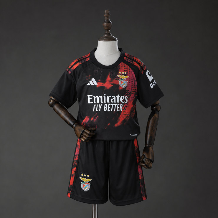 Benfica 2026/27 Tredjeställ Barn med Shorts