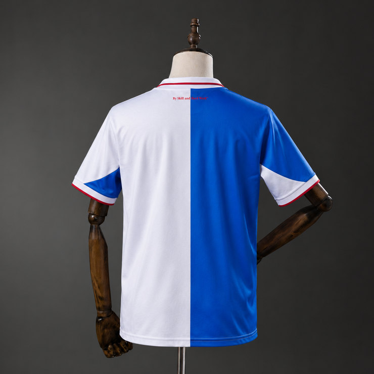 Blackburn Rovers 2026/27 Hemmatröja Herr Blå Vit Fotbollströja