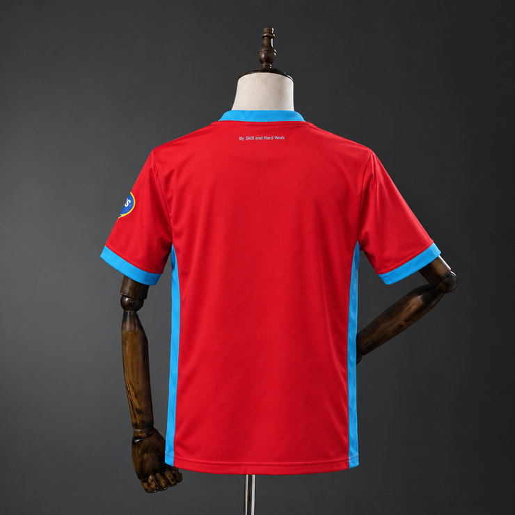 Blackburn Rovers 2026/27 Tredjetröja Herr Röd och Ljusblå Fotbollströja