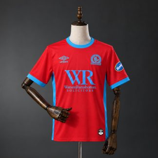Blackburn Rovers 2026/27 Tredjetröja Herr Röd och Ljusblå Fotbollströja