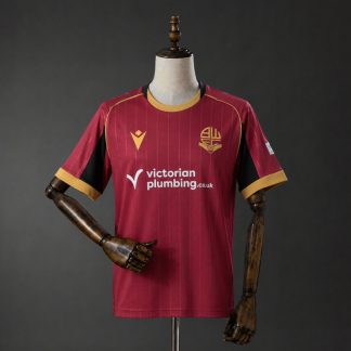 Bolton Wanderers 2026/27 Bortatröja Herr Vinröd Fotbollströja