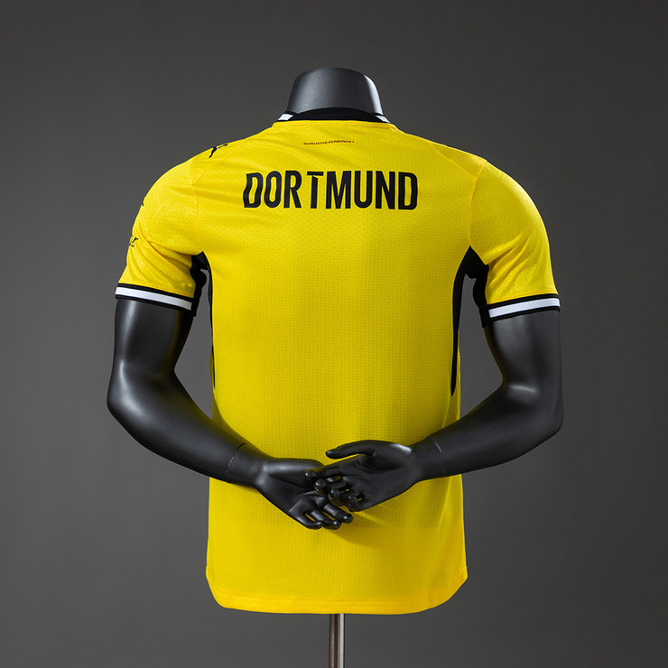 Borussia Dortmund 2026/27 Hemmatröja Herr Spelarversion Gul Fotbollströja