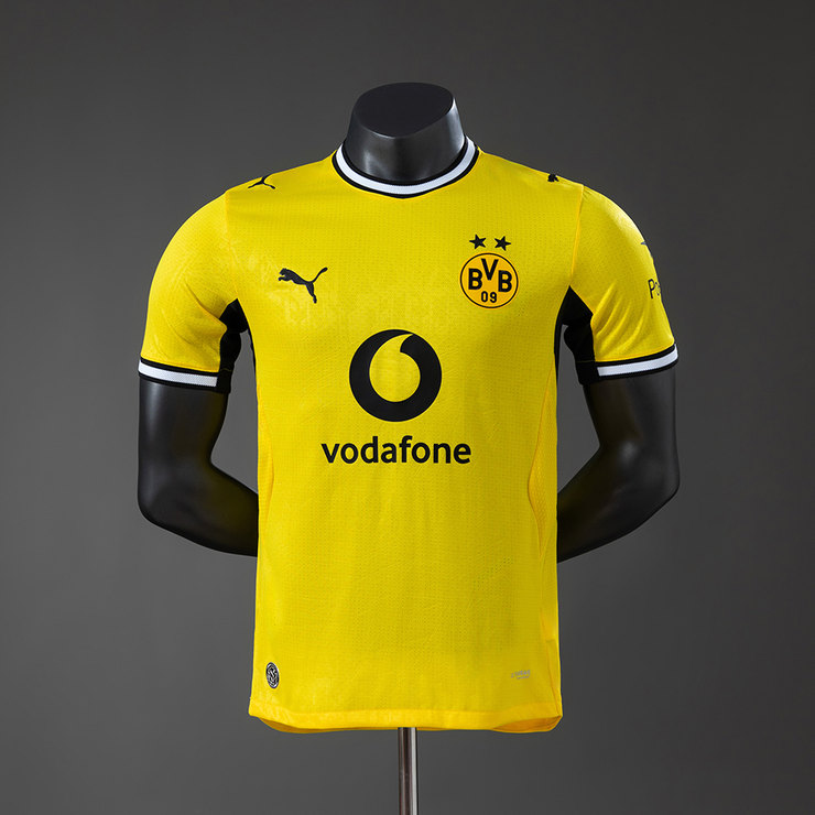 Borussia Dortmund 2026/27 Hemmatröja Herr Spelarversion Gul Fotbollströja
