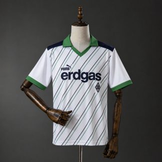 Borussia Mönchengladbach 1986 Hemmatröja Herr Vit Retro Fotbollströja