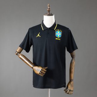 Brasilien 2026 Polotröja Herr Svart Fotbollströja