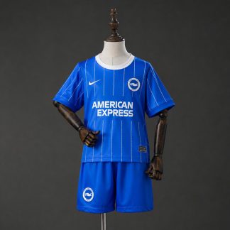 Brighton & Hove Albion 2026/27 Hemmaställ Barn Blå med Shorts