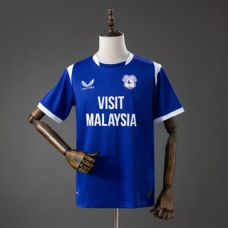 Cardiff City 2026/27 Hemmatröja Herr Blå och Vit Fotbollströja