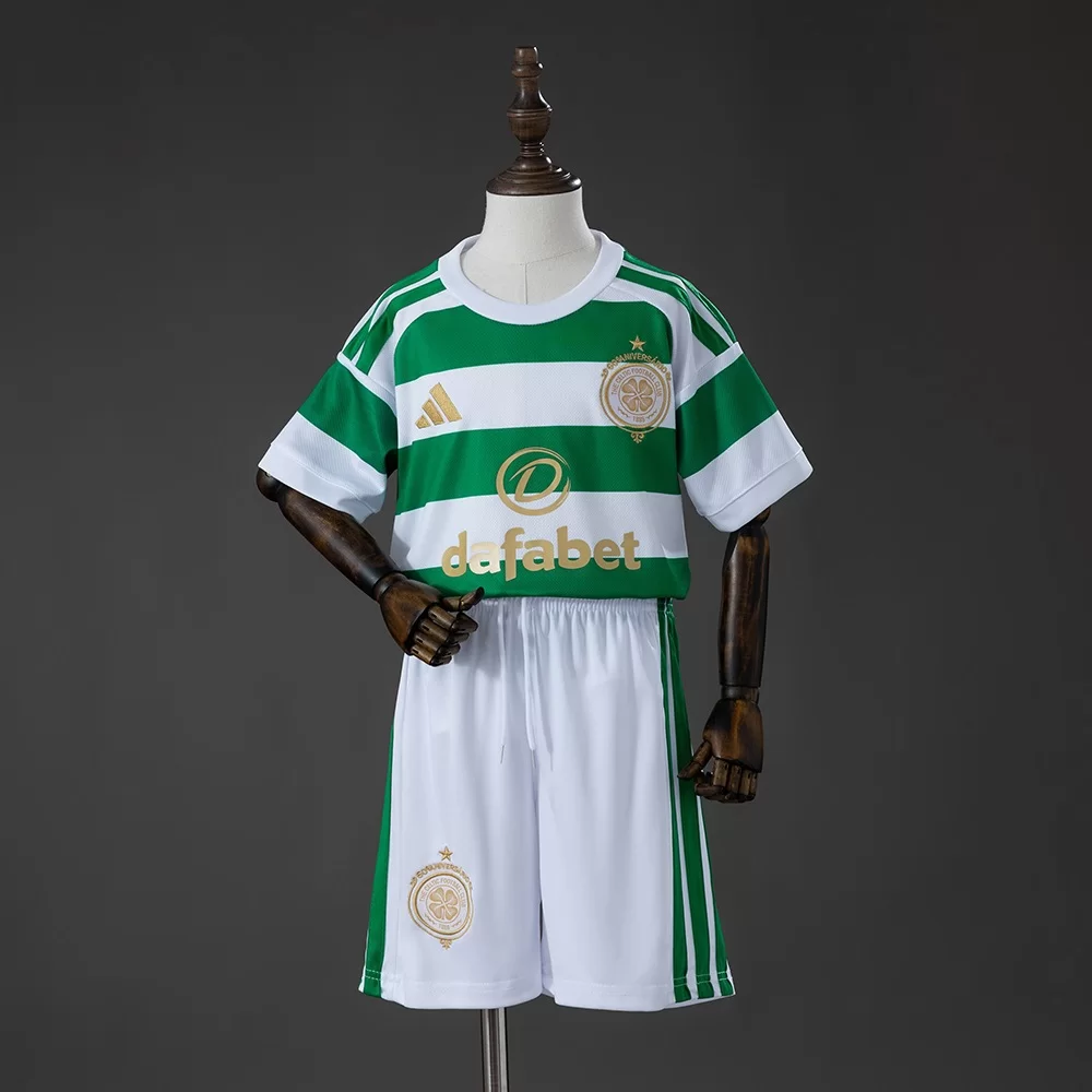 Celtic FC 2026/27 Hemmatröja Barn Fotbollströja Set med Shorts