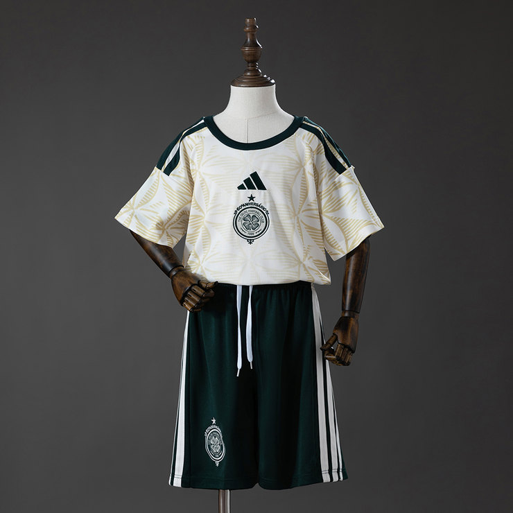 Celtic FC 2026/27 Tredjeställ Barn Kortärmad med Shorts