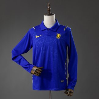 Chelsea Hemmatröja 2026/27 Herr Långärmad Blå Guld Fotbollströja