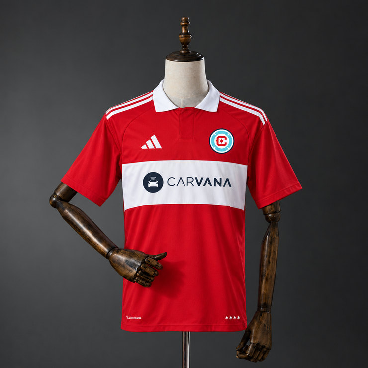 Chicago Fire 2026/27 Hemmatröja Herr Röd Fotbollströja