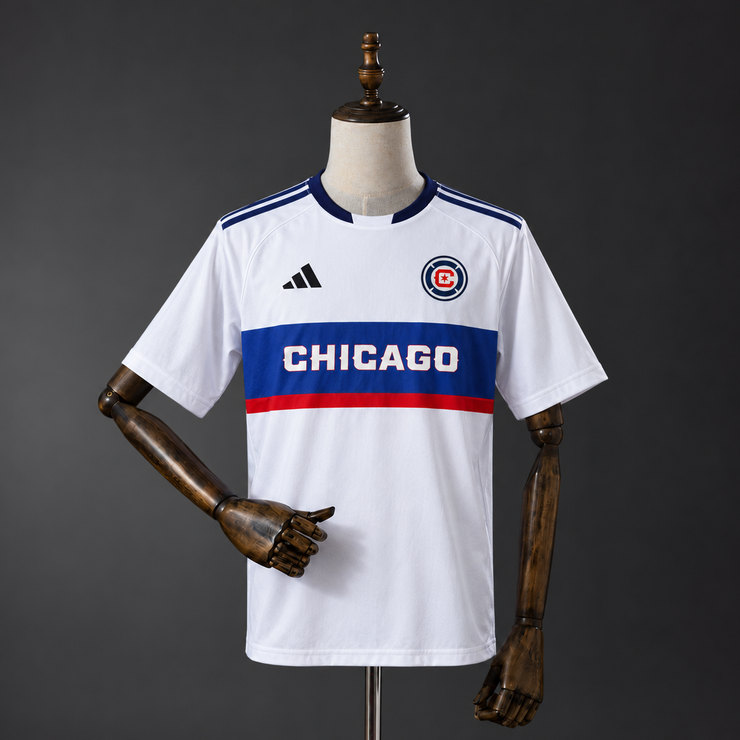 Chicago Fire 2026/27 Tredjetröja Herr Vit Fotbollströja