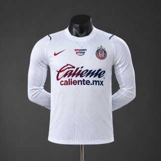 Chivas Guadalajara 2026/27 Bortatröja Herr Långärmad Spelarversion Fotbollströja