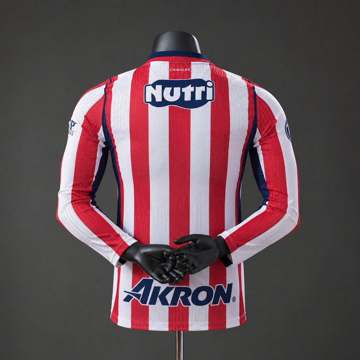 Chivas Guadalajara 2026/27 Hemmatröja Herr Långärmad Spelarversion Fotbollströja