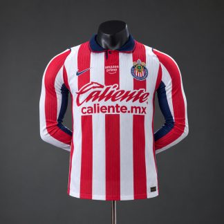 Chivas Guadalajara 2026/27 Hemmatröja Herr Långärmad Spelarversion Fotbollströja