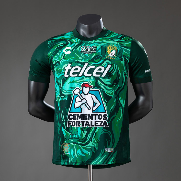Club León 2026/27 Hemmatröja Herr Spelarversion Grön Fotbollströja