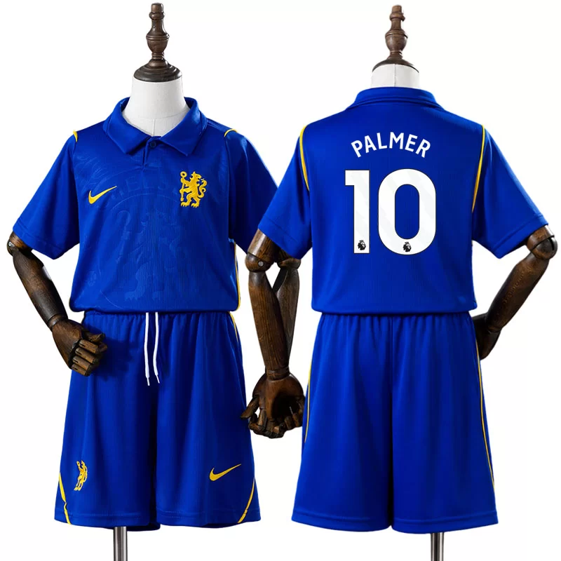 Cole Palmer 10 Chelsea 2026/27 Hemmaställ Barn Blå Fotbollsställ med Shorts
