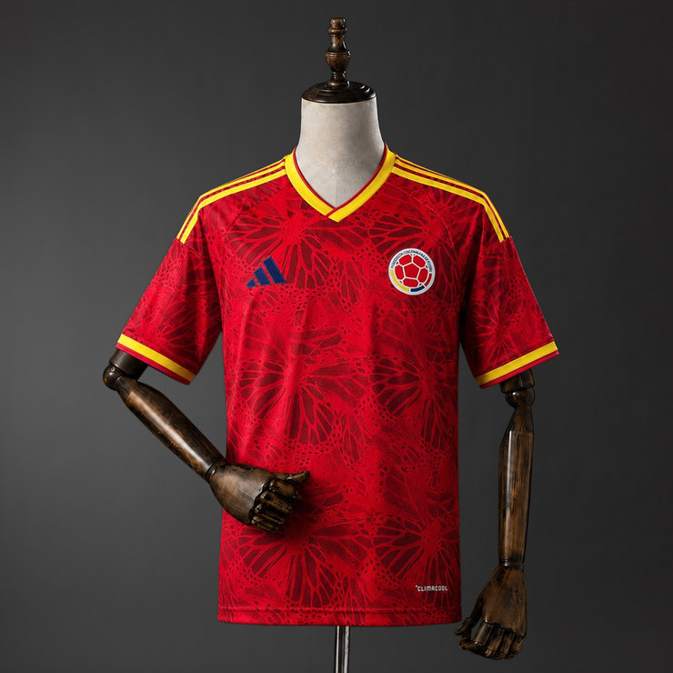 Colombia 2026 Concepttröja Herr Röd Fotbollströja