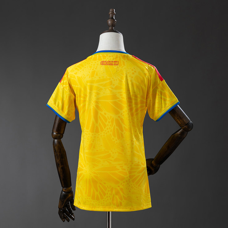 Colombia VM 2026 Hemmatröja Dam Gul Fotbollströja