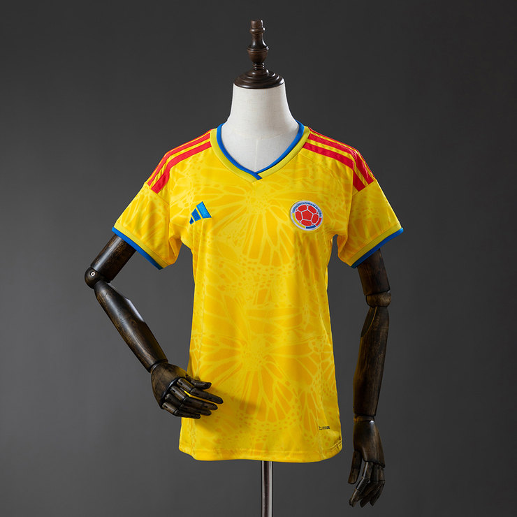 Colombia VM 2026 Hemmatröja Dam Gul Fotbollströja