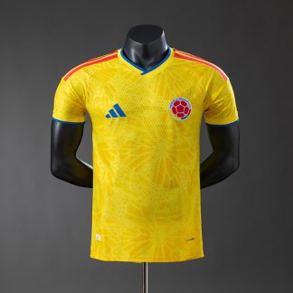 Colombia VM 2026 Hemmatröja Spelarversion Herr Kortärmad Fotbollströja