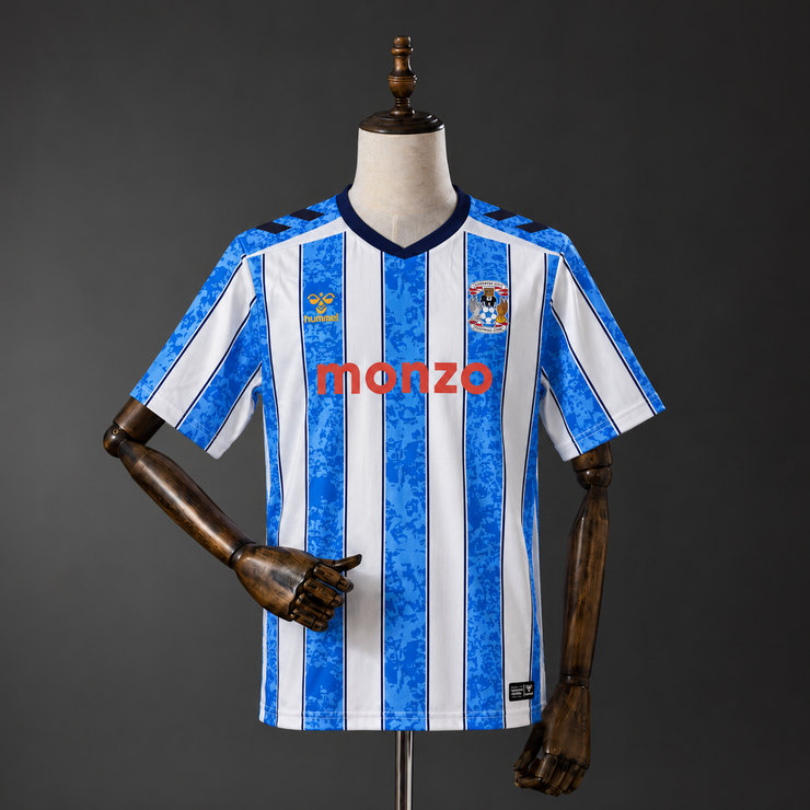 Coventry City 2026/27 Hemmatröja Herr Ljusblå och Vit Fotbollströja